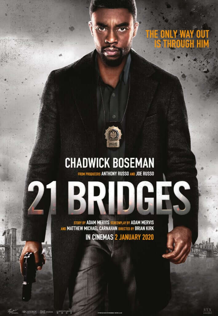 Download 21 Bridges (2019) (Dual Audio) Blu-Ray Movie In 480p [300 MB] | 720p [850 MB]