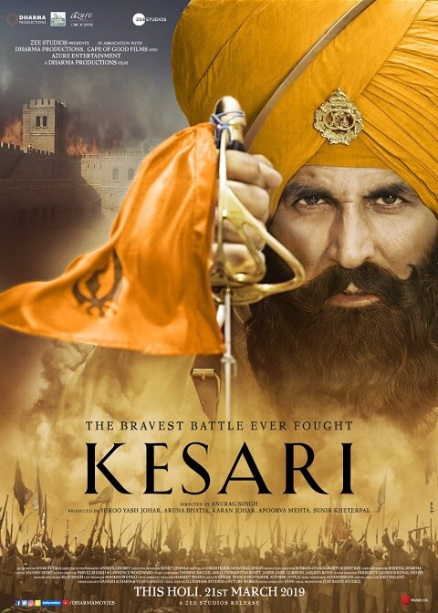 Download Kesari (2019) Hindi Movie In 480p [500 MB] | 720p [1.3 GB] | 1080p [2 GB]