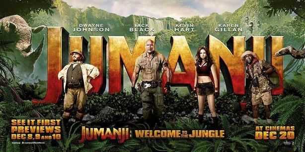 Download Jumanji: Welcome to the Jungle (2017) (Dual Audio) Blu-Ray Movie In 480p [400 MB] | 720p [1.2 GB] | 1080p [2.7 GB]