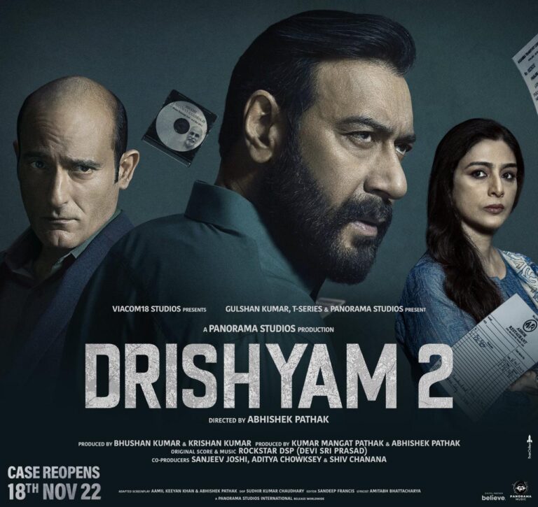Download Drishyam 2 (2022) Hindi Movie In 480p [400 MB] | 720p [750 MB | 1080p [2.8 GB]